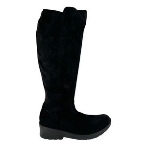 Bzees Brandy Washable High Shaft Boots Black Fabric Size 10W